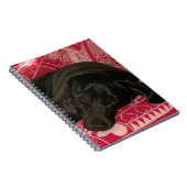 Sleepy Dog Notebook Notizblock (Rechte Seite)