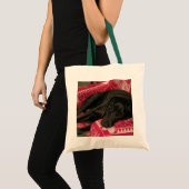 Sleepy Dog Tote Bag Tragetasche (Vorderseite (Produkt))