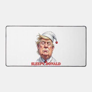 Sleepy Donald – A Subtle Political Caricature Schreibtischunterlage