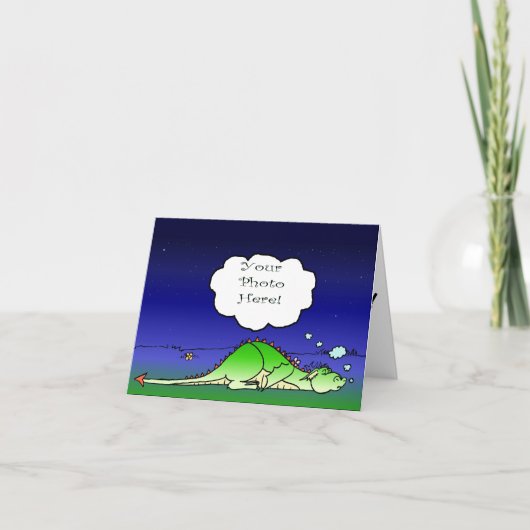 Sleepy Dragon NoteCard Karte (Vorderseite)