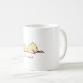 Sleepy Duck "I’m Tired" Kaffeetasse (VorderseiteRechts)