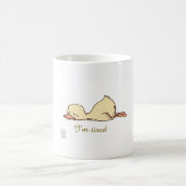 Sleepy Duck "I’m Tired" Kaffeetasse (Mittel)