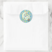 SLEEPY EASTER BUNNY JELLY BEAN DREAMS MOON STICKER (Tasche)