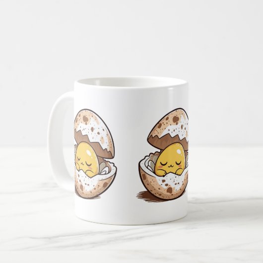 Sleepy Egg Yolk Mug Kaffeetasse (Vorderseite Links)