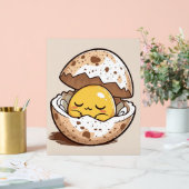 Sleepy Egg Yolk Poster (Hochzeit)