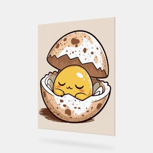 Sleepy Egg Yolk Poster (Winkel)