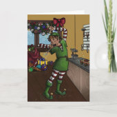 Sleepy elf karte (Vorderseite)