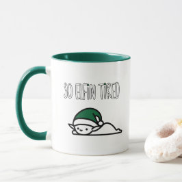 Sleepy Elf Weihnachten - für Weihnachtsmann Tasse