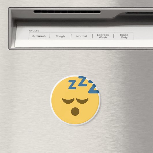 Sleepy Emoji Magnet (In Situ (Geschirrspüler))