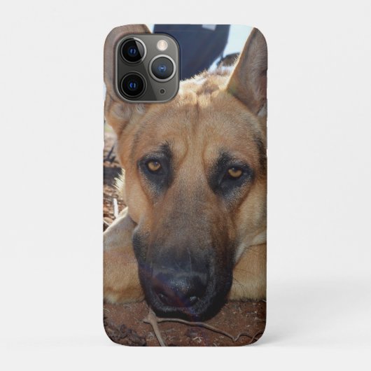 Sleepy Entilation: Young Alsatian Shepherd Dog, Case-Mate iPhone Hülle (Rückseite)