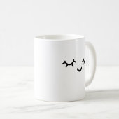 Sleepy Eye Lashes, weck mich hoch Kaffeetasse (VorderseiteRechts)