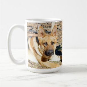 Sleepy Eyes German Shepherd, Kaffeetasse