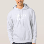 Sleepy Face: Gray - Basic Hooded Sweatshirt (Vorderseite)