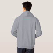 Sleepy Face: Gray - Cotton Hooded Sweatshirt (Schwarz voll)