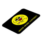 Sleepy Face Grumpey Magnet (Linke Seite)