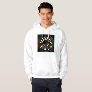 Sleepy Face: Weiß - Unisex Hooded Sweatshirt