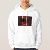 Sleepy Face: Weiß - Unisex Hooded Sweatshirt (Vorderseite)