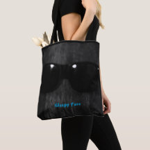 Sleepy Face: Women's Tote Bag