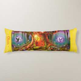 Sleepy Fairy Zauberbaum. Yellow Giant-Brauch Seitenschläferkissen