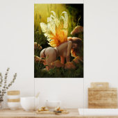 Sleepy Fee von J. Matthew Root Poster (Küche)