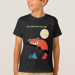 Sleepy Fox - Niedliches Nickerchen Time Design T-Shirt