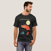 Sleepy Fox - Niedliches Nickerchen Time Design T-Shirt (Vorne ganz)