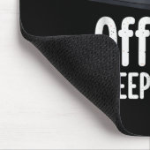 Sleepy French Bulldog Funny Dog Lovers Men Women K Mousepad (Ecke)