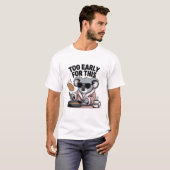Sleepy Funny Koala Cartoon T-Shirt (Vorne ganz)