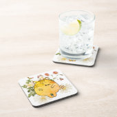 Sleepy Ginger Cat Getränkeuntersetzer (Rechte Seite)