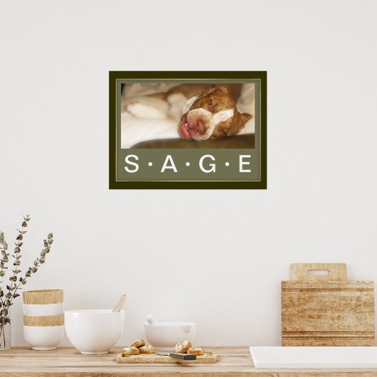 Sleepy Girl Poster (Küche)