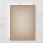 Sleepy Girl Wolf Pup Desert Mountains Baby Dusche Einladung (Rückseite)