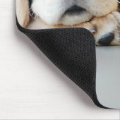 Sleepy Golden Retriever Puppy Mousepad (Ecke)