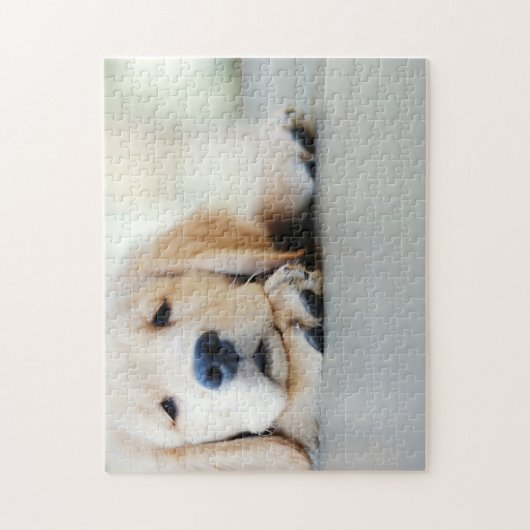 Sleepy Golden Retriever Puppy Puzzle (Vertikal)
