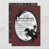 Sleepy Hallow Headless Horseman Einladung (Vorne/Hinten)