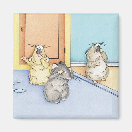 Sleepy Hamsters Magnet