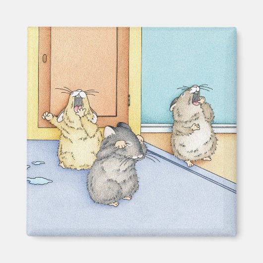 Sleepy Hamsters Magnet (Vorne)