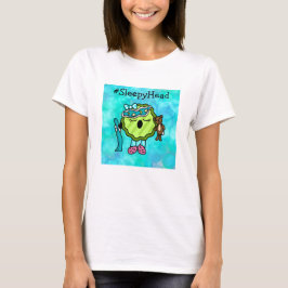 Sleepy Head Pickle | Funny Cartoon Pickles T-Shirt