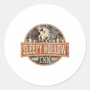 Sleepy Hollow Alloween Horseman Runder Aufkleber