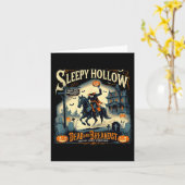 Sleepy Hollow Breakfast Soky Halloween Karte (Gelbe Blume)