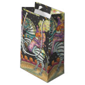 SLEEPY HOLLOW CIRCUS CLOWN, UNICORN ZEBRA GIFT BAG KLEINE GESCHENKTÜTE (Rückseite Schrägansicht)