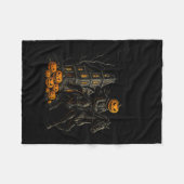 Sleepy Hollow Dead And Breakfast Est 1869 Headless Fleecedecke (Vorderseite (Horizontal))