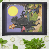 Sleepy Hollow Headless Horseman 2023 Kalender Geschirrtuch (Gefaltet)