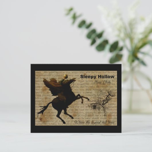 Sleepy Hollow Headless Horseman 2 Postkarte (Stehend Vorderseite)