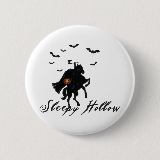 Sleepy Hollow Headless Horseman Button (Vorderseite)