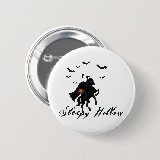 Sleepy Hollow Headless Horseman Button (Vorne & Hinten)