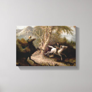 Sleepy Hollow Headless Horseman Gerahmt Leinwanddruck