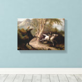 Sleepy Hollow Headless Horseman Gerahmt Leinwanddruck (Insitu (Holzboden))