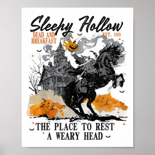 Sleepy Hollow Headless Horseman Halloween-Kostüm Poster