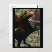 Sleepy Hollow Headless Horseman Postkarte (Vorne/Hinten)