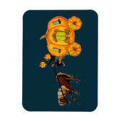 Sleepy Hollow Headless Horseman Pumpkin Carriage Magnet (Vertikal)